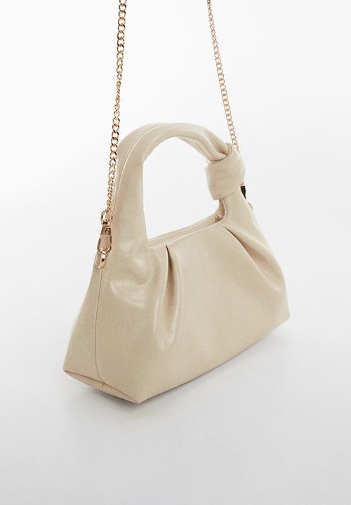 MANGO - Bag agat - white