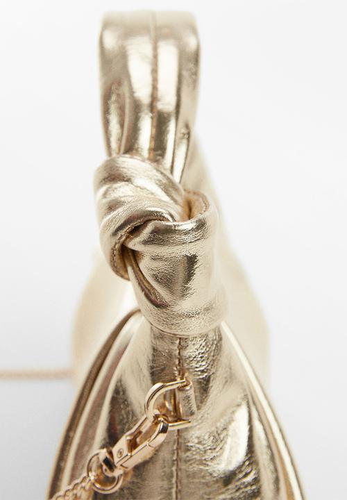 MANGO - Bag agata - gold