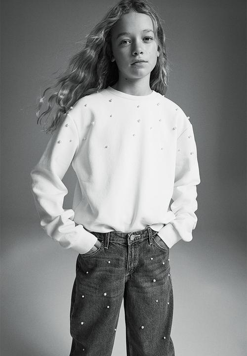 H&M - Sweatshirt - white