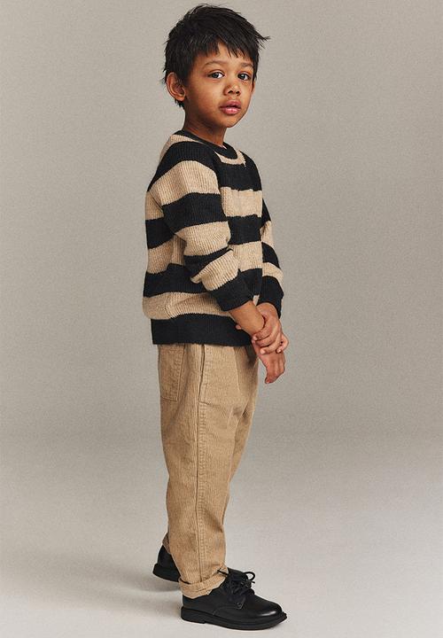 H&M - Corduroy joggers - beige