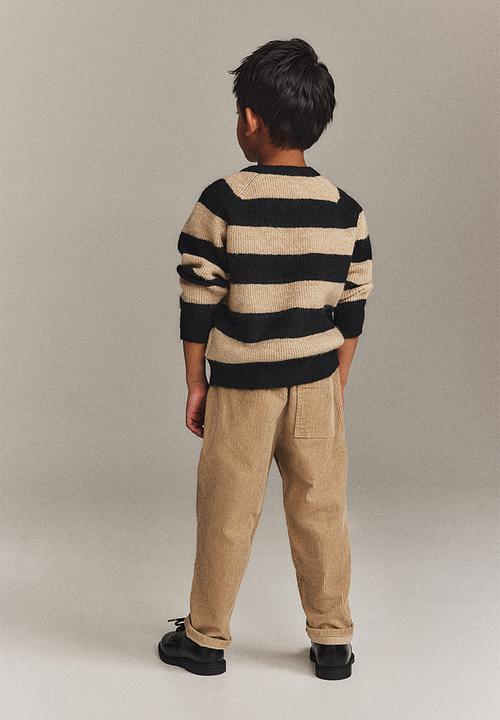 H&M - Corduroy joggers - beige
