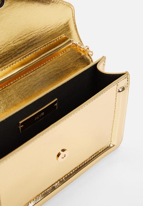 MANGO - Bag osaka - gold