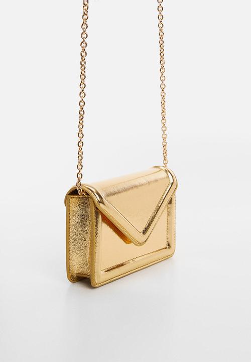 MANGO - Bag osaka - gold