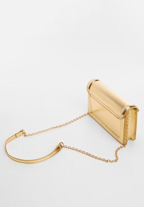 MANGO - Bag osaka - gold