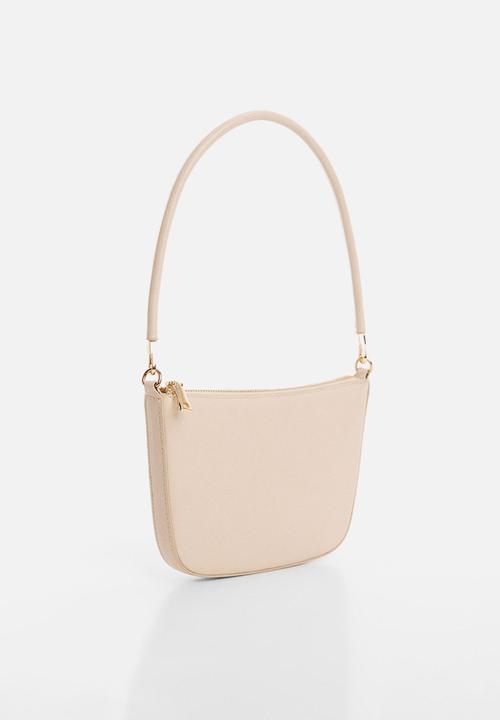 MANGO - Bag garrido - natural