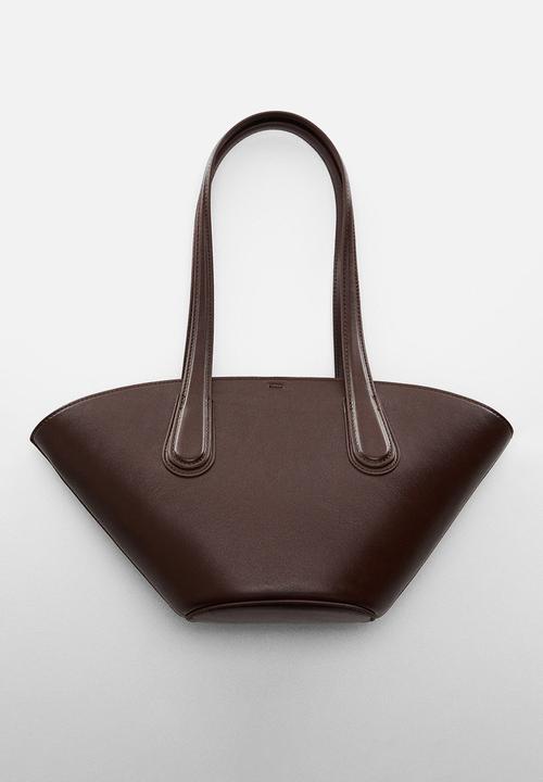 MANGO - Bag monste - dark brown