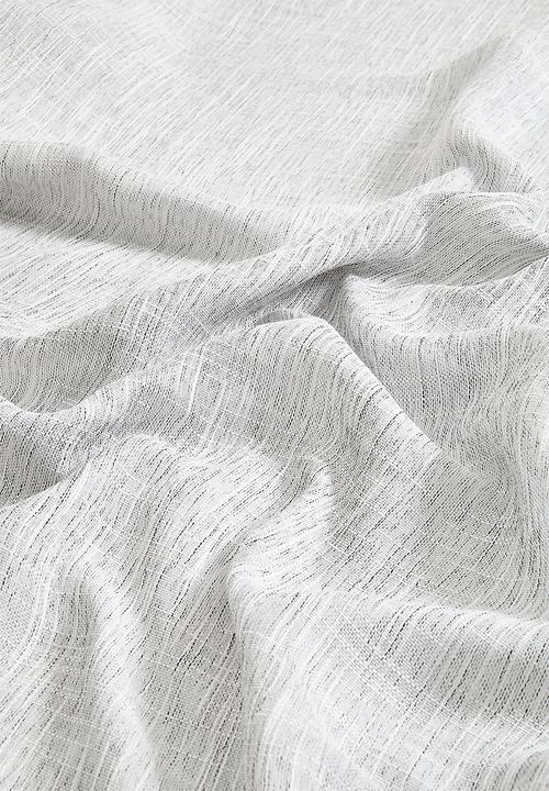 Sixth Floor - Horizon Slub Lined Taped Curtain - Grey