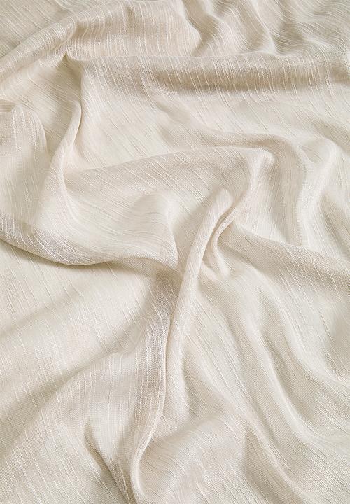 Sixth Floor - Turin Textured Sheer Taped Curtain - Neutral