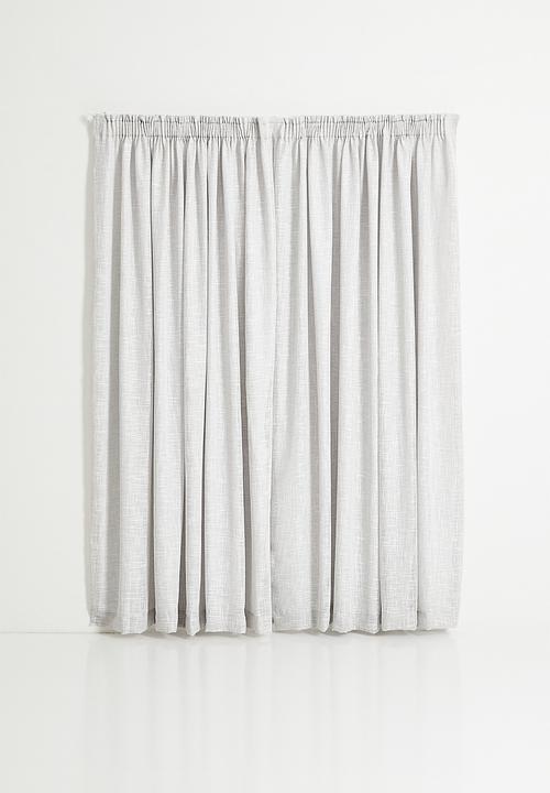 Sixth Floor - Horizon Slub Lined Taped Curtain - Natural