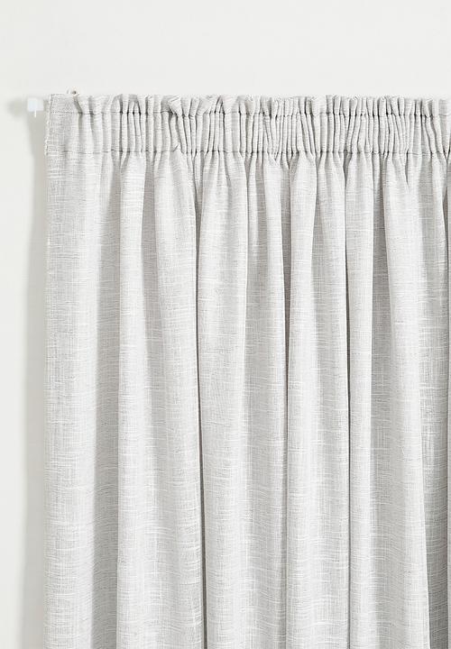Sixth Floor - Horizon Slub Lined Taped Curtain - Natural