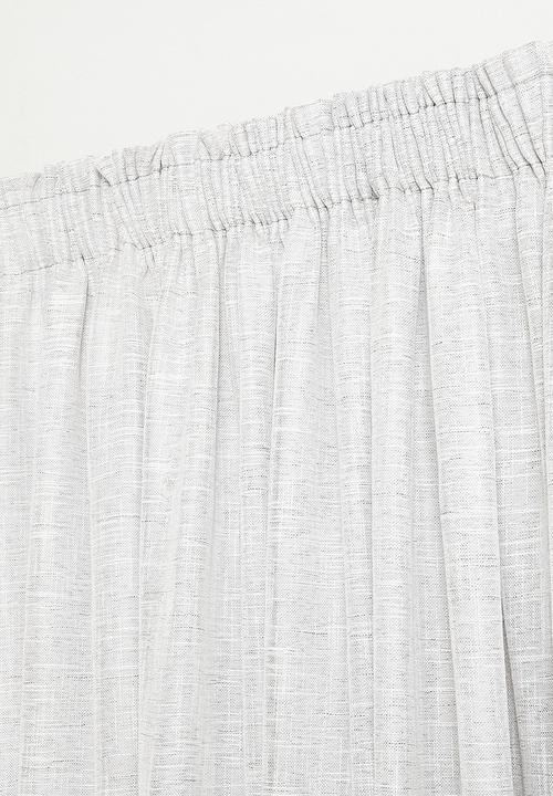 Sixth Floor - Horizon Slub Lined Taped Curtain - Natural