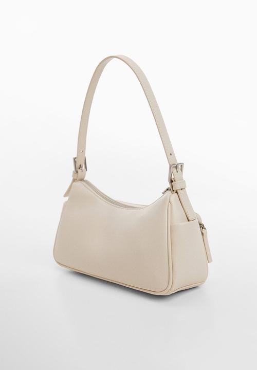 MANGO - Bag safari - white