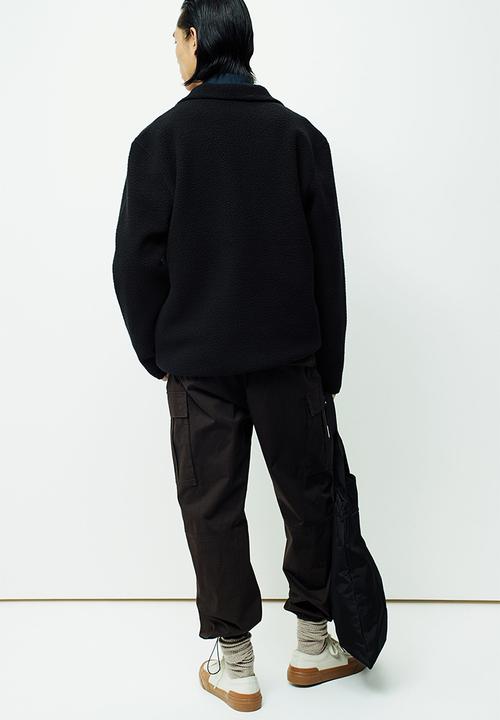 H&M - Thermolite® regular fit teddy top - black