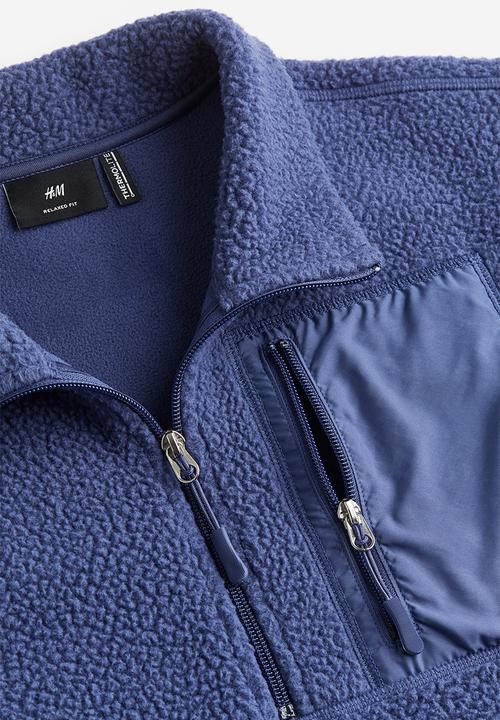 H&M - Thermolite® regular fit teddy top - blue
