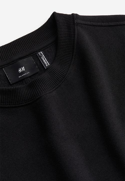 H&M - Thermolite® loose fit sweatshirt - black