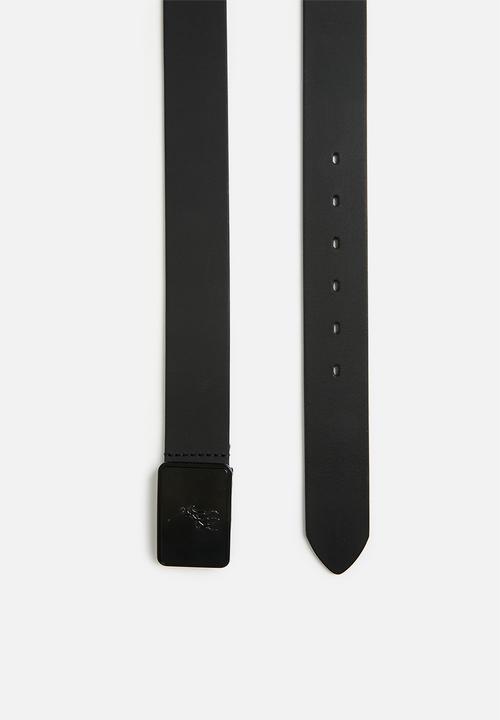 POLO - Silvio Leather Belt - Black