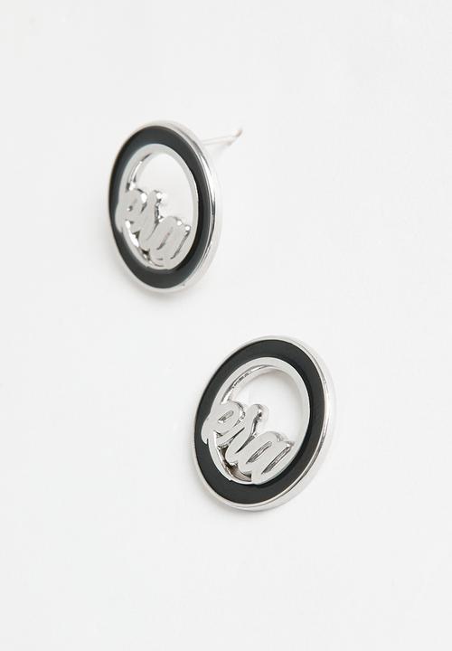 ERA by DJ Zinhle - Divs studs - silver & black