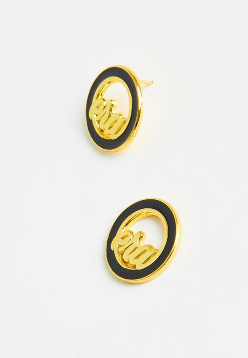 ERA by DJ Zinhle - Divs studs - gold & black