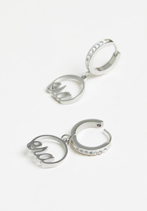 ERA by DJ Zinhle - Era Precious Drop Earrings - Silver