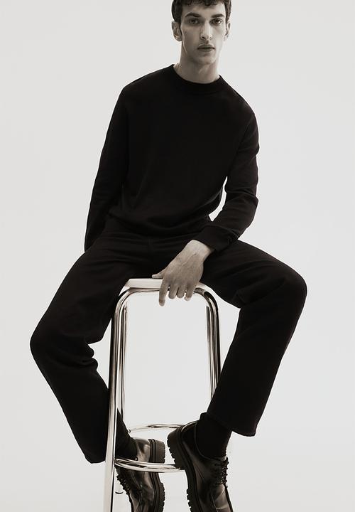 H&M - Slim fit fine-knit turtleneck jumper - black