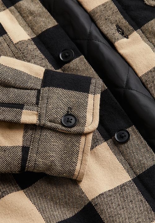 H&M - Loose fit padded overshirt - multi 