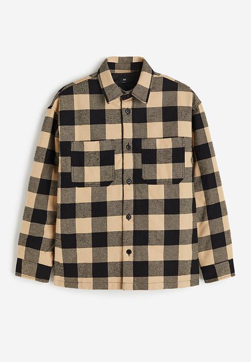 H&M - Loose fit padded overshirt - multi 