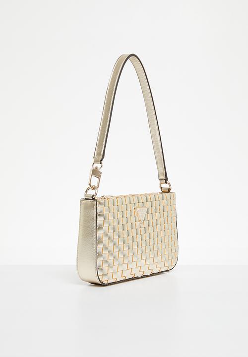 GUESS - Twiller mini top zip shoulder - gold
