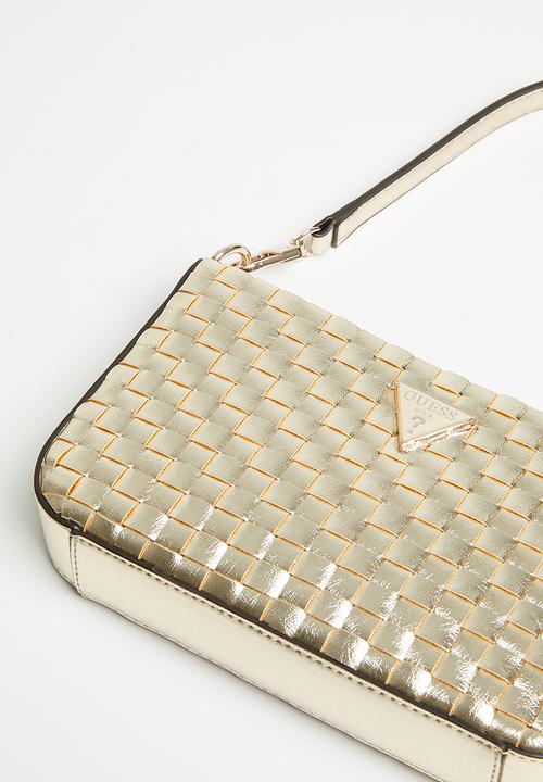 GUESS - Twiller mini top zip shoulder - gold