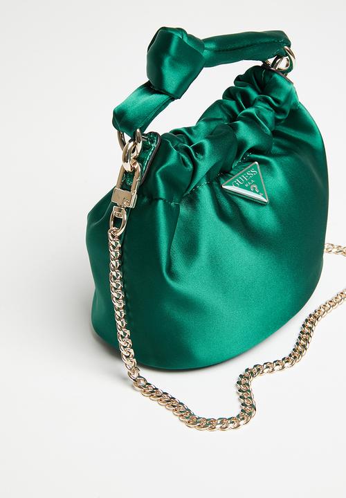 GUESS - Twiller top handle pouch - emerald