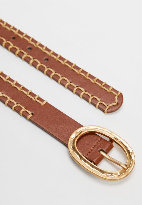 MANGO - Belt monica - brown