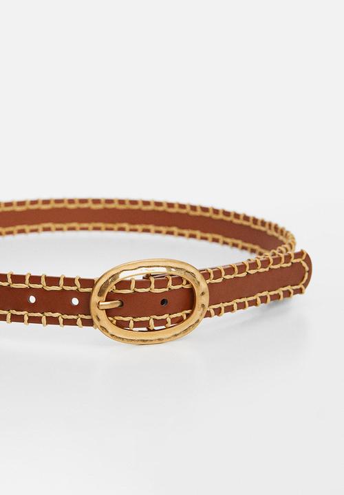 MANGO - Belt monica - brown