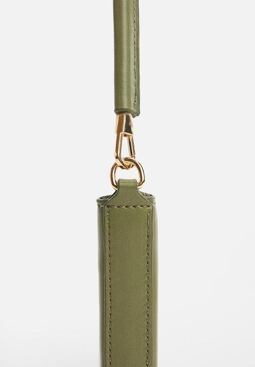 MANGO - Garrido shoulder bag - khaki