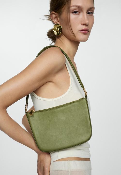 MANGO - Garrido shoulder bag - khaki