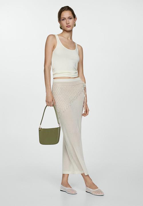 MANGO - Garrido shoulder bag - khaki