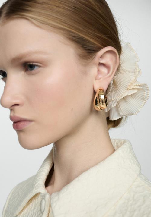 MANGO - Hairband peony - light beige
