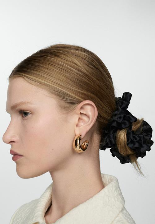 MANGO - Hairband clavel - black
