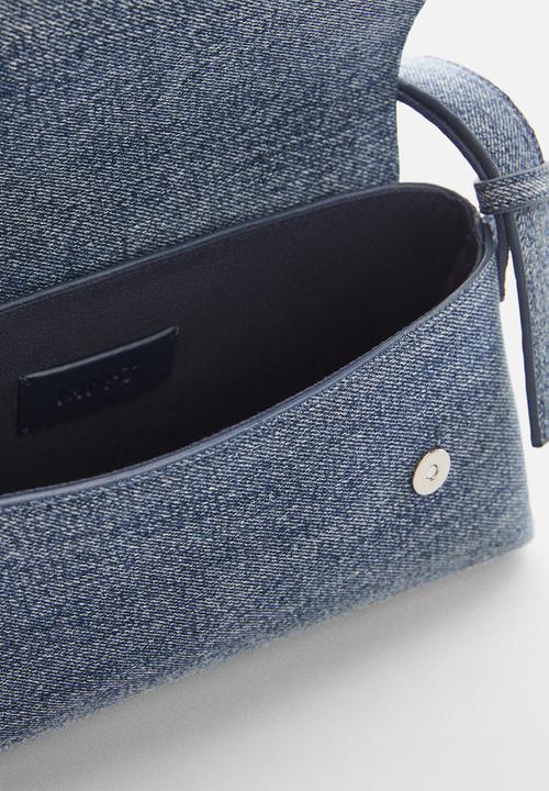 MANGO - Lucer shoulder bag - open blue