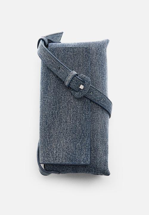 MANGO - Lucer shoulder bag - open blue