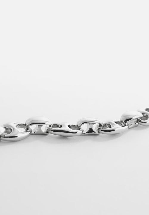 MANGO - Necklace fabian - silver