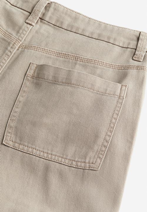 H&M - Twill cargo trousers - beige