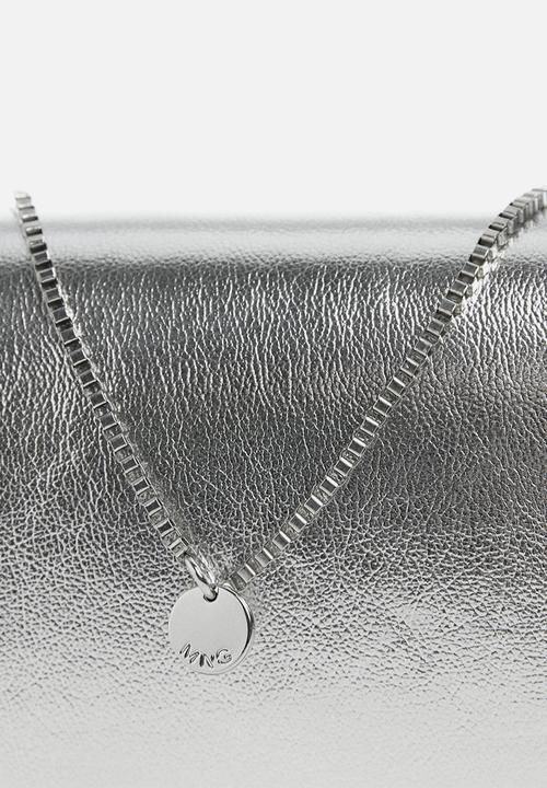 MANGO - Eric crossbody bag - silver