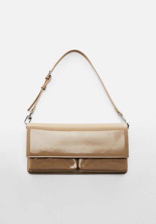 MANGO - Karen shoulder bag - brown