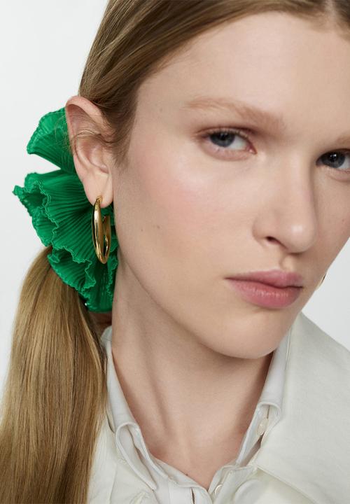 MANGO - Hairband peony - green