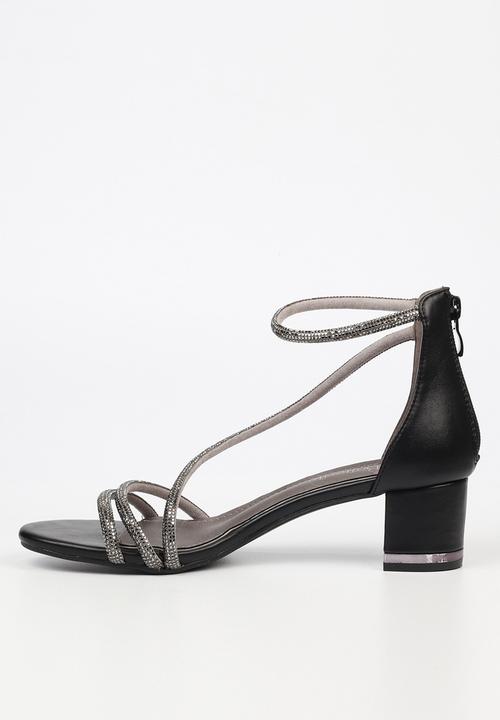 Butterfly Feet - Genna 1 block heel - black
