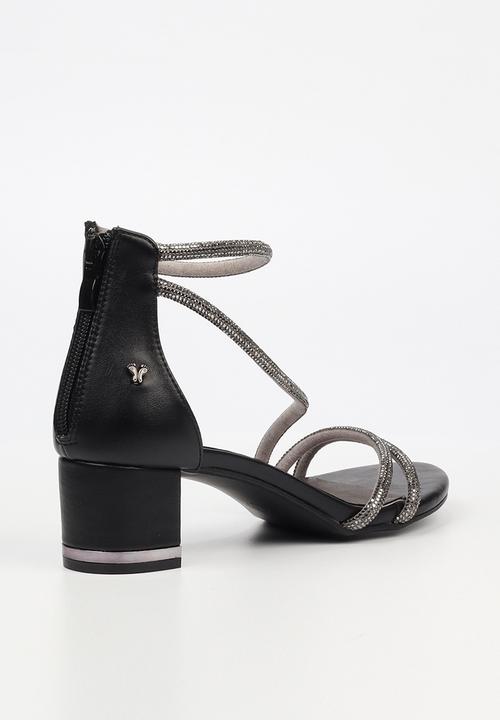 Butterfly Feet - Genna 1 block heel - black
