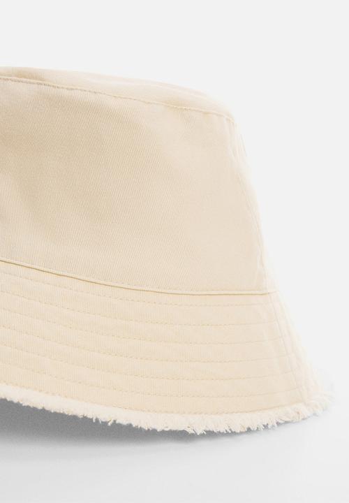 MANGO - Hat jean - light beige
