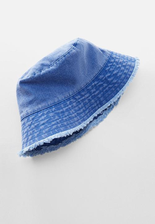 MANGO - Hat jean - blue