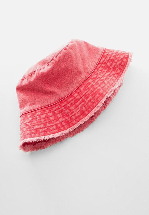 MANGO - Hat jean - red