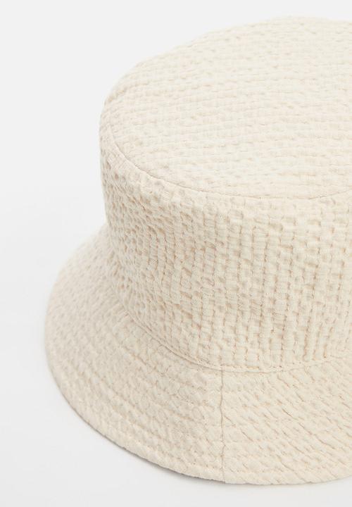 MANGO - Hat textu - light beige