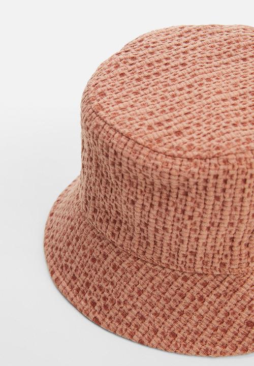 MANGO - Hat textu - orange